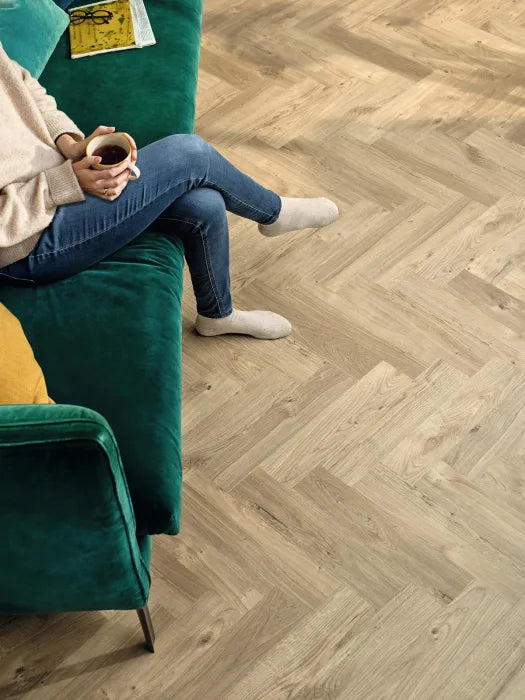 Amtico First Dried Willow 1P105 Parquet Glue Down LVT Flooring