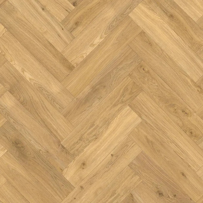Amtico First Hunters Oak 1P108 Parquet Glue Down LVT Flooring