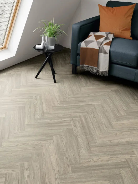 Amtico First Heron Oak 1P109 Parquet Glue Down LVT Flooring