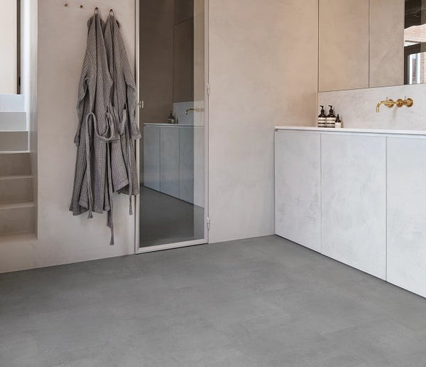 Coretec The Essentials Polished Concrete 95 50 LVT 1695 Tile Click SPC Flooring