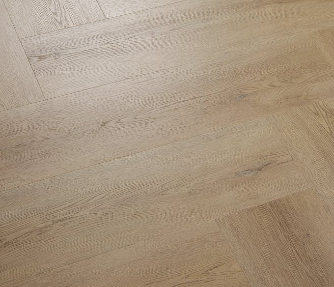 Coretec The Essentials Texas Oak H54 50 LVRH 2454 Herringbone Click SPC Flooring