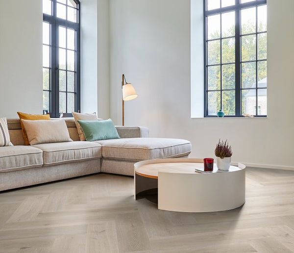 Coretec The Essentials Texas Oak H71 50 LVRH 2471 Herringbone Click SPC Flooring