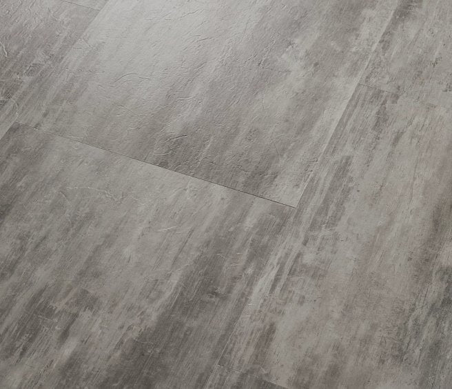 Coretec The Essentials Weathered Concrete 03 50 LVT 1803 Tile Click SPC Flooring