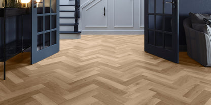 Invictus Maximus Highland Oak Parquet - Sunrise Glue Down LVT Flooring