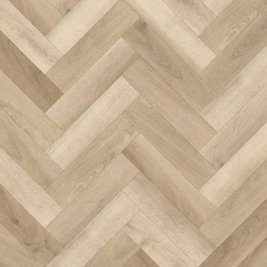 Invictus Maximus Highland Oak Parquet - Sunrise Glue Down LVT Flooring