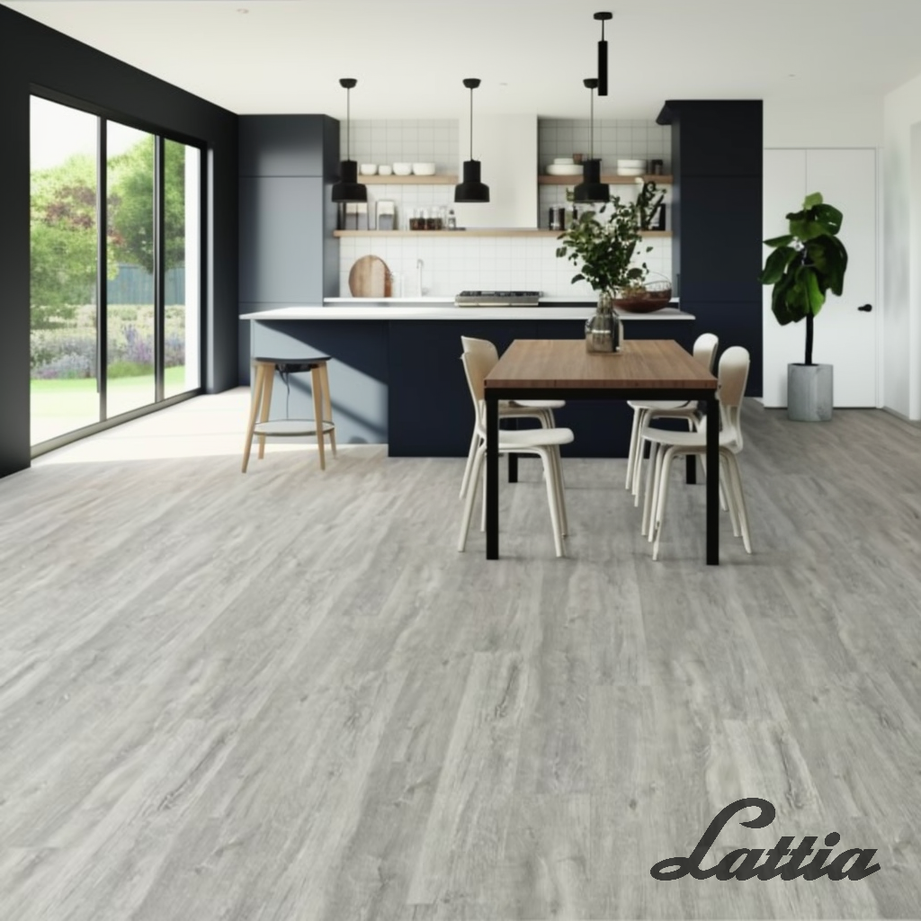 Lattia Forssa Frosted Maple Plank Glue Down LVT