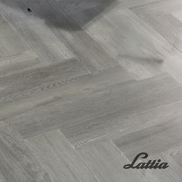 Lattia Vantaa Click Graphite Herringbone Click SPC Flooring