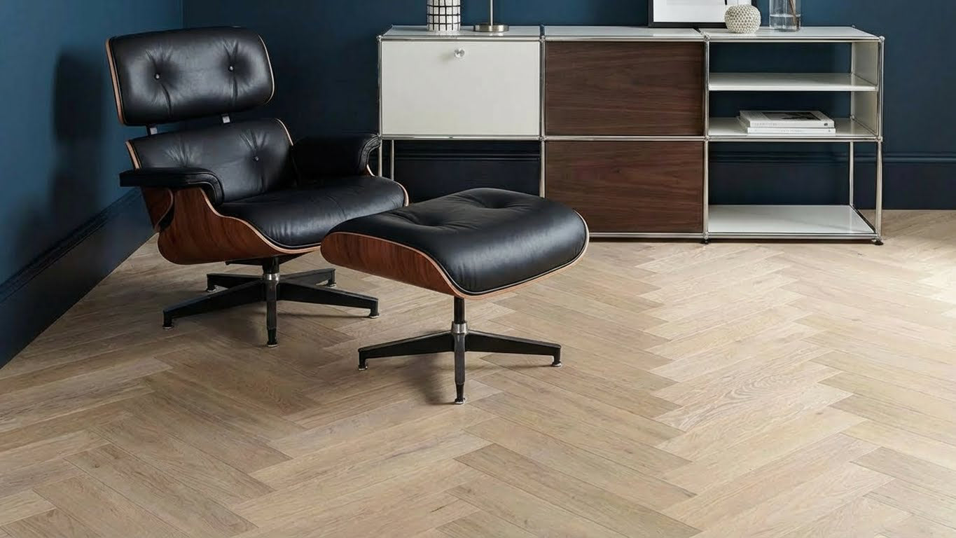 Lattia Piana Whisper Oak LPLP0002 Large Parquet Glue Down LVT Flooring