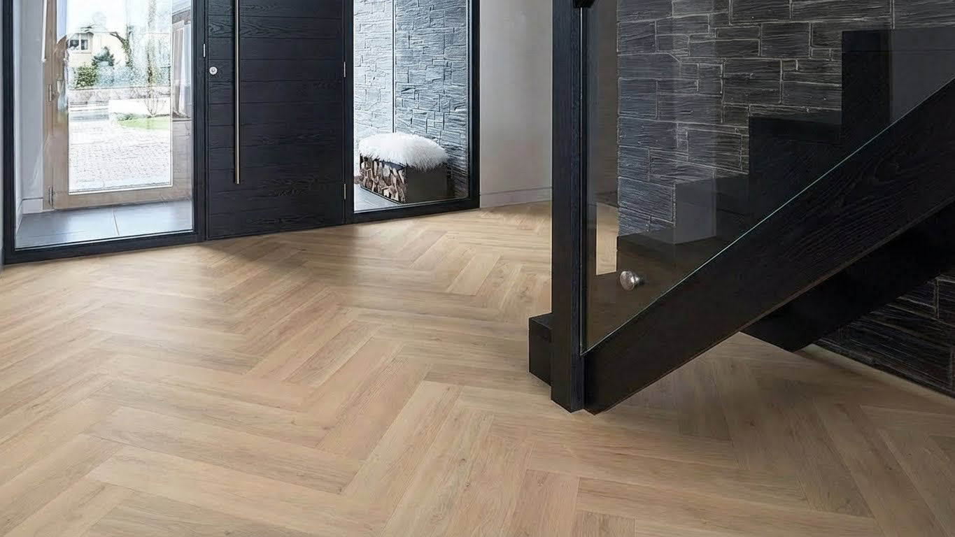 Lattia Piana Whisper Oak LPLP0002 Large Parquet Glue Down LVT Flooring