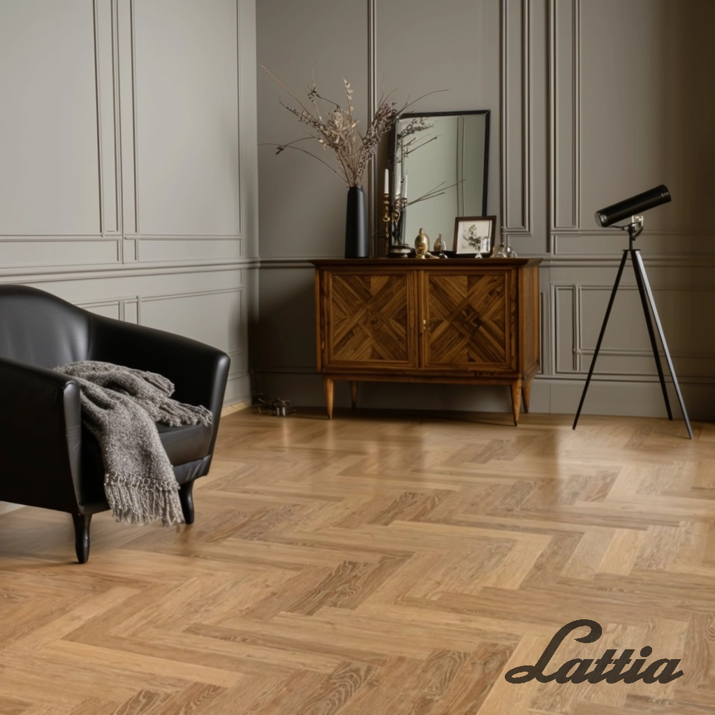 Lattia Vantaa Click Imperial Oak Herringbone Click SPC Flooring