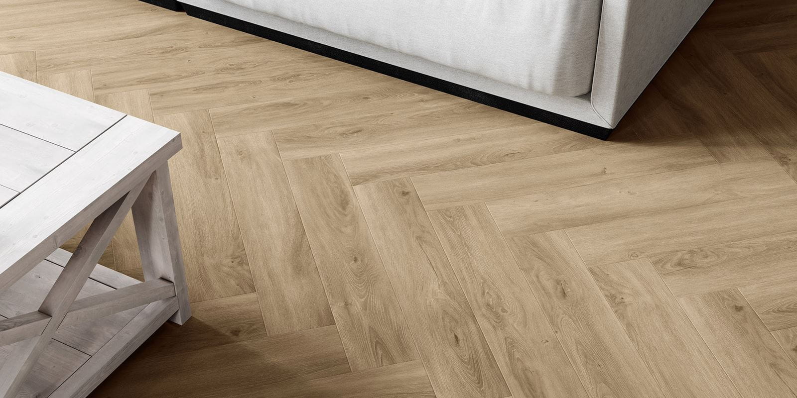 Invictus Maximus Click Cork Backing Divine Oak Parquet Champagne Click SPC Flooring