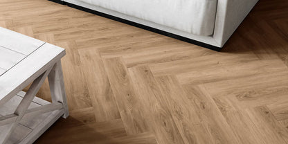 Invictus Maximus Click Cork Backing Divine Oak Parquet Cookie Click SPC Flooring