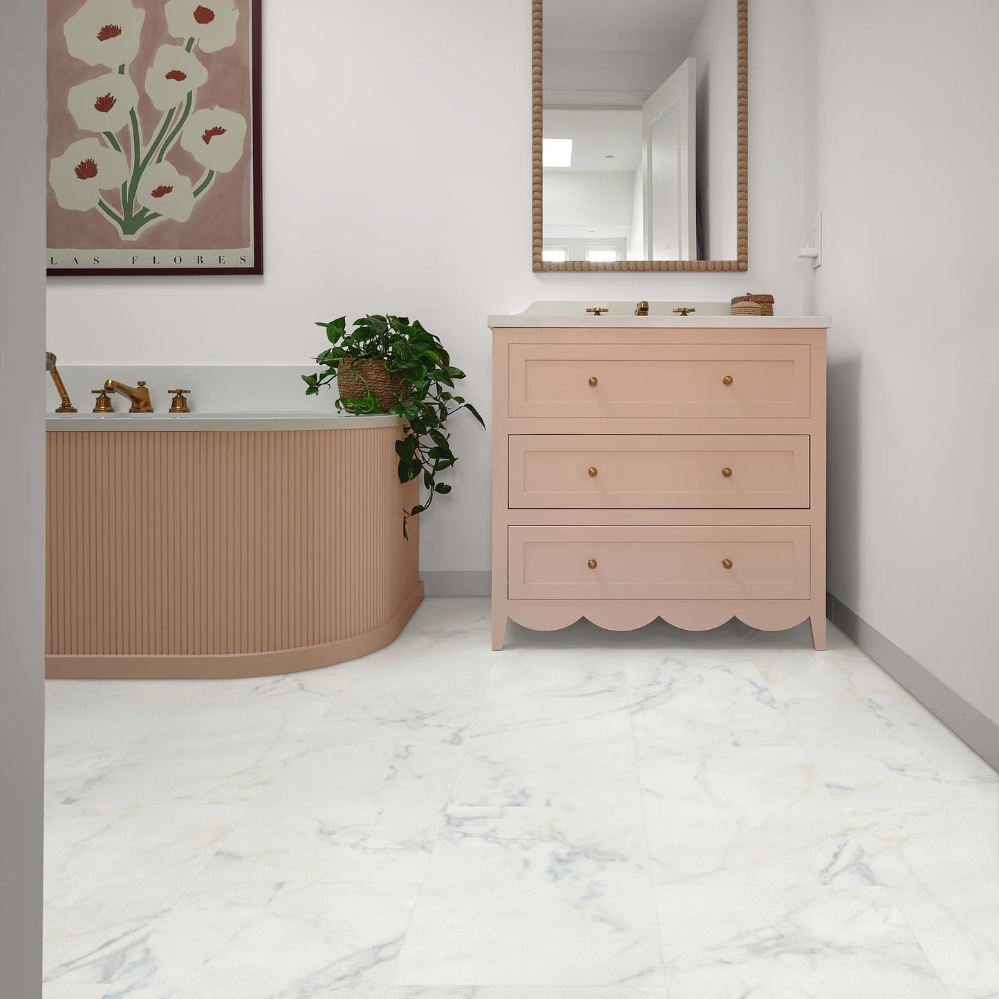 Karndean Palio Essenza Bellagio Marble PVT701 Glue Down LVT Flooring