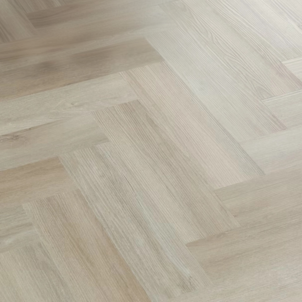 Kulta Sun-kissed Oak Herringbone Glue Down LVT Flooring
