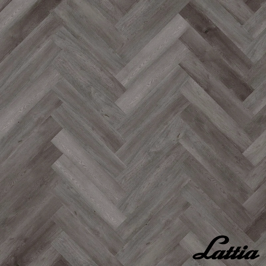 Lattia Vantaa Click Graphite Herringbone Click SPC Flooring