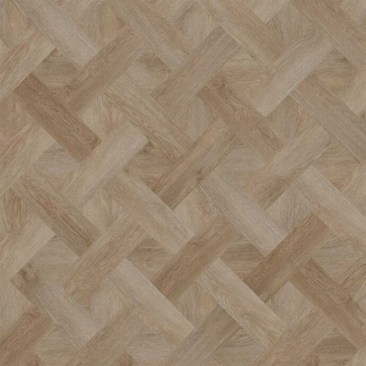 Lattia Metsä Pure Oak Basket Weave Glue Down LVT Flooring