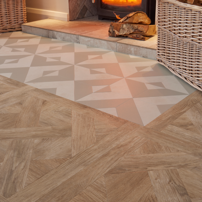 Lattia Metsä Soft Oak Royal Glue Down LVT Flooring
