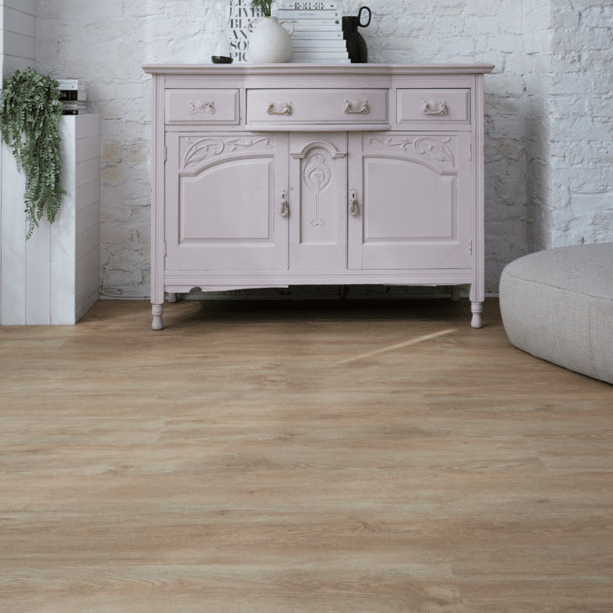 Lattia Piana Nude Oak Plank Gluedown LVT Flooring