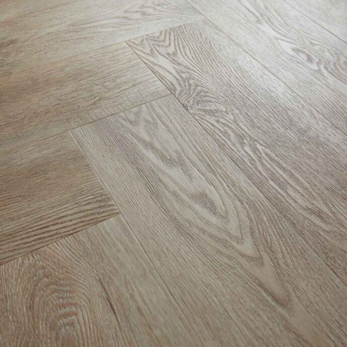 Lattia Piana Nude Oak Small Parquet Glue Down LVT Flooring
