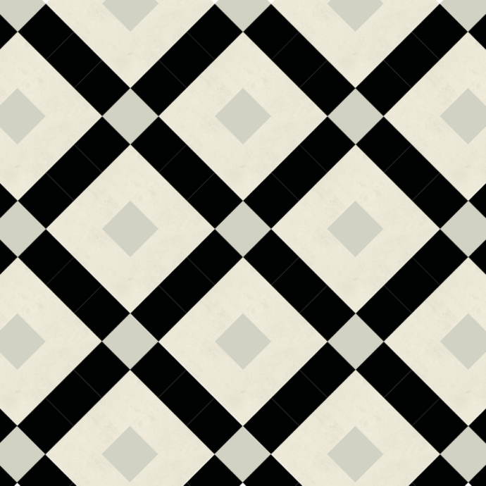 Lattia Talo Hovi - Pale Green, Cream, Black Glue Down LVT Flooring