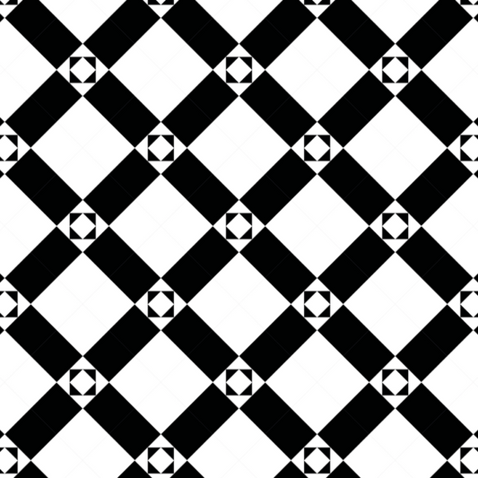 Lattia Talo Kirkko - White & Black Glue Down LVT Flooring