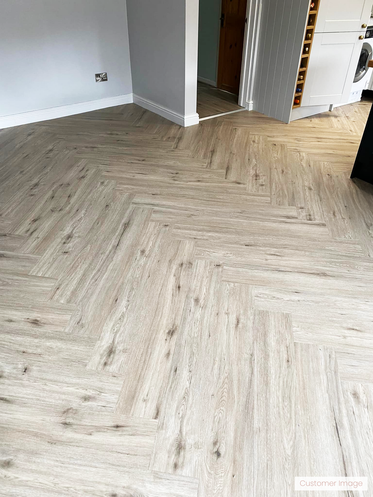 Lattia Vaasa Latte Oak Plank Glue Down LVT - Flooring Monster
