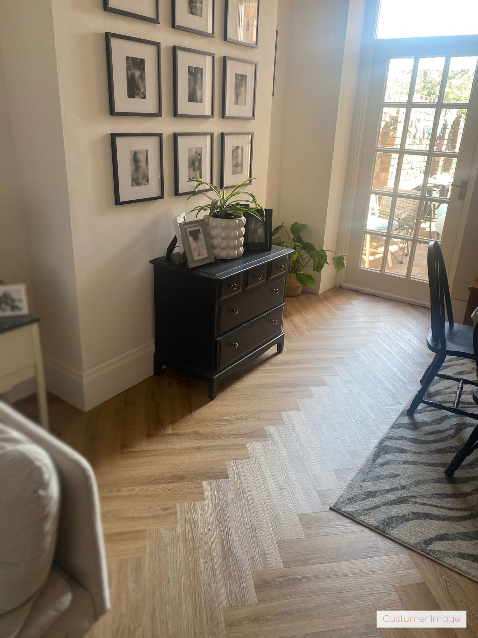 Lattia Vantaa Manuka Oak Herringbone Glue Down LVT Flooring - Flooring Monster