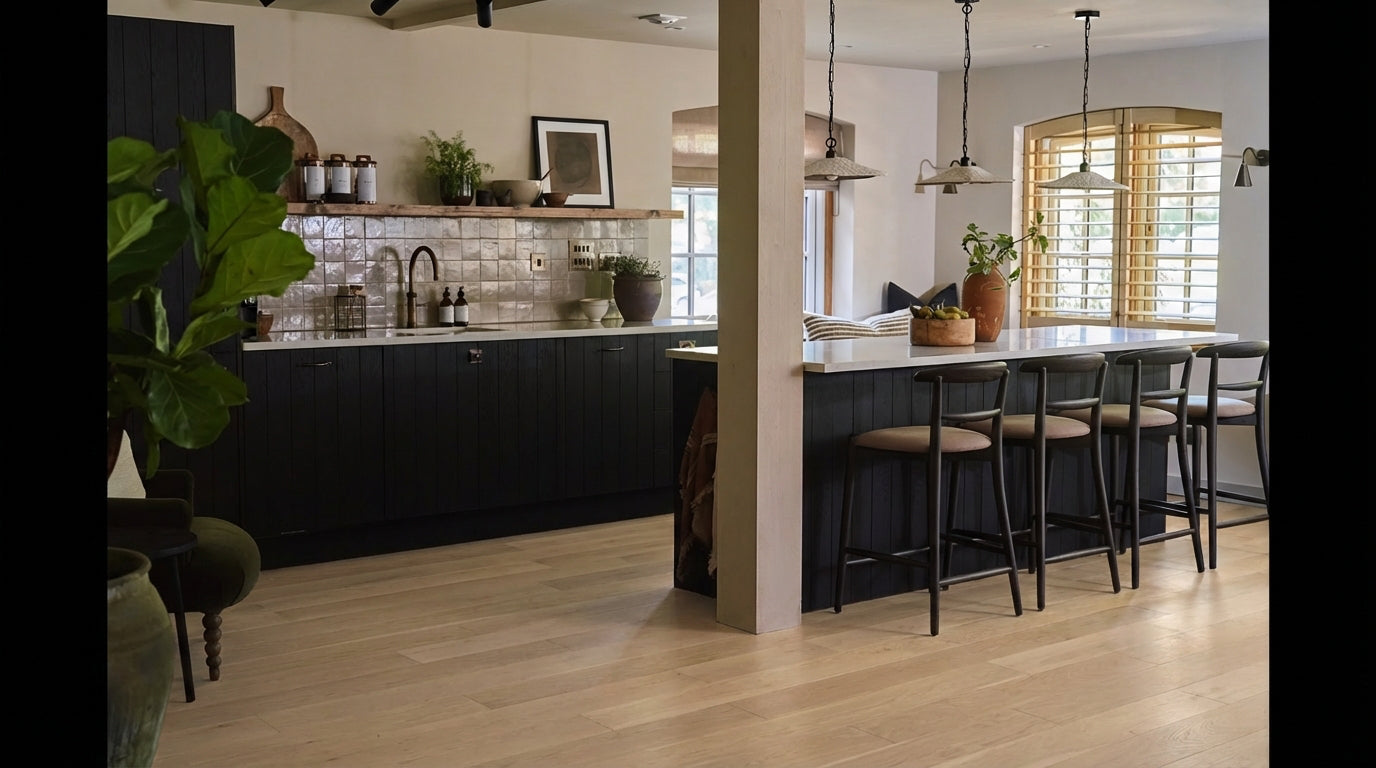 Medici Morgan Oak Straight Plank Engineered Wood Flooring