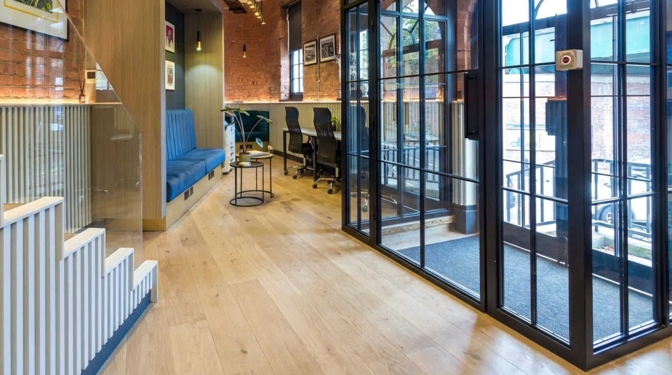 Medici Morgan Oak Straight Plank Engineered Wood Flooring