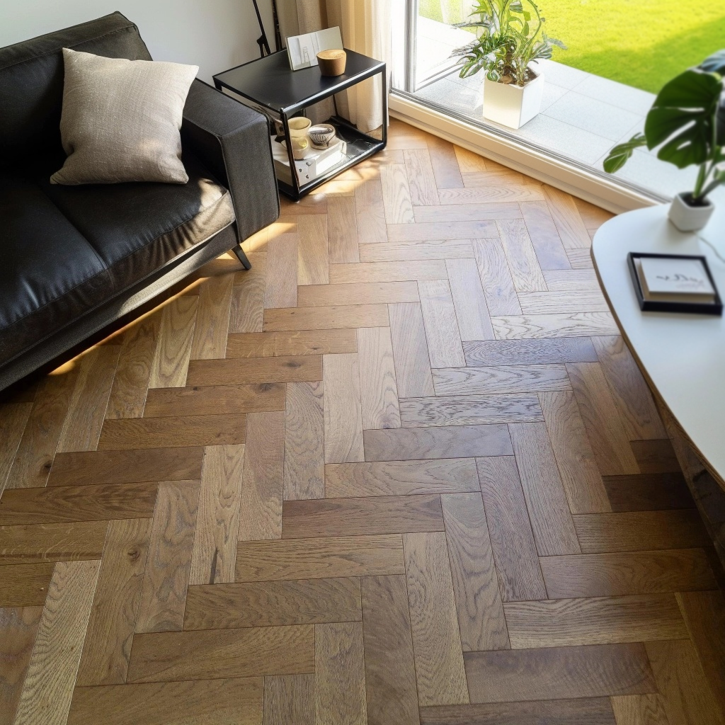 Medici Cavallo Oak Herringbone Engineered Wood Flooring