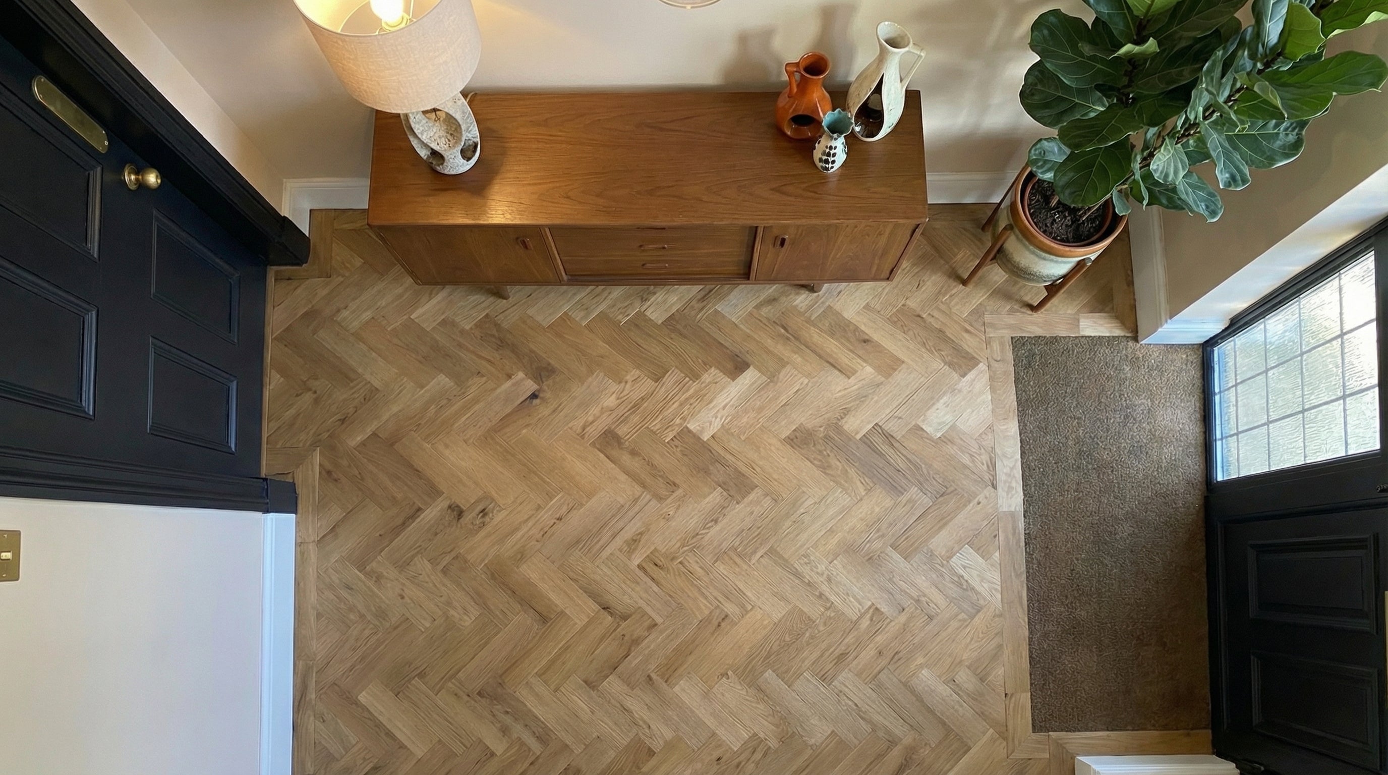 Medici Sable Oak Herringbone Engineered Wood Flooring