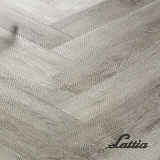 Lattia Vantaa Click Midnight Fog Herringbone Click SPC Flooring