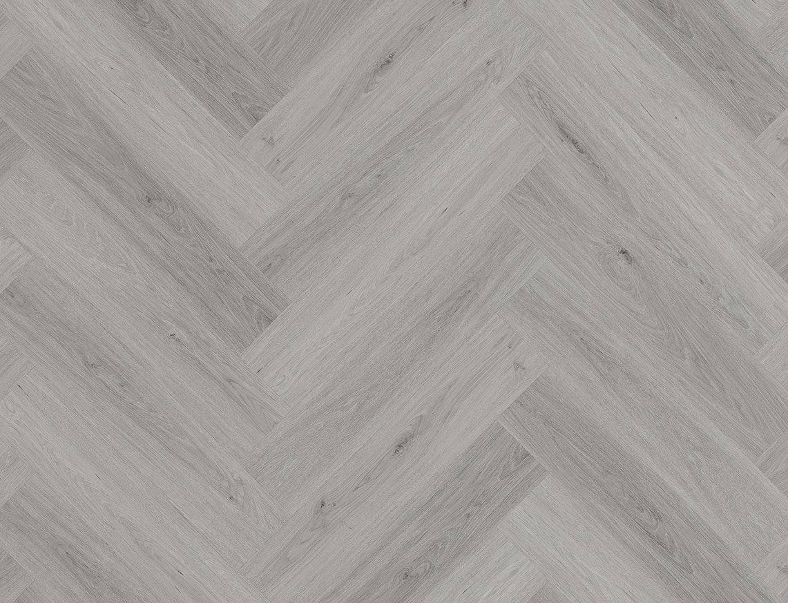 Lattia Lumi Click Mist Grey Oak Herringbone Click SPC Flooring