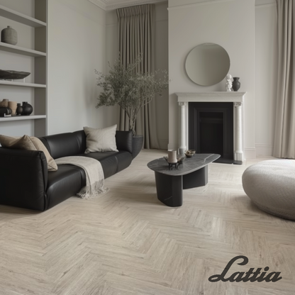 Lattia Vantaa Click Plaza Oak Herringbone Click SPC Flooring