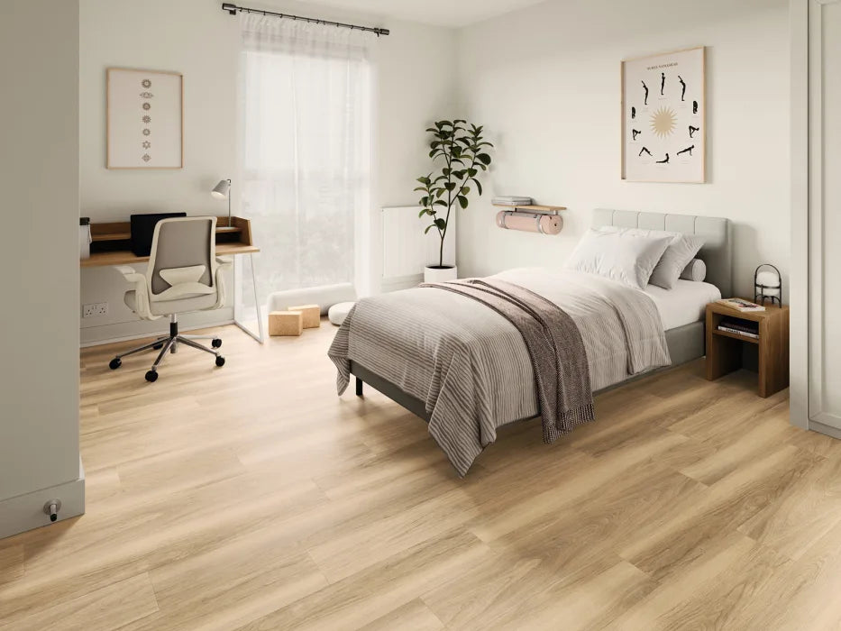 Amtico First Sun Washed Oak SF3W1026 Plank Glue Down LVT Flooring