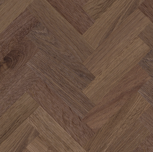 Invictus Maximus Highland Oak Parquet - Chocolate Glue Down LVT Flooring