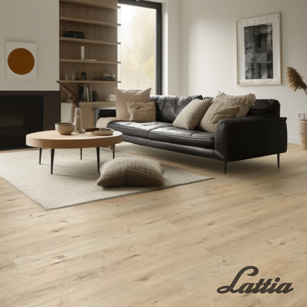 Lattia Forssa Sunlit Birch Plank Glue Down LVT