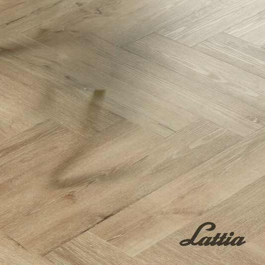 Lattia Vantaa Click Sunlit Birch Herringbone Click SPC Flooring