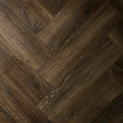 Textures Tudor Oak TH03 Herringbone Glue Down LVT Flooring