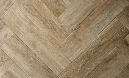 Textures Weathered Oak TH05 Herringbone Glue Down LVT Flooring