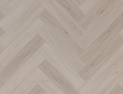 Lattia Nova Click Whitewashed Oak Herringbone Click SPC Flooring