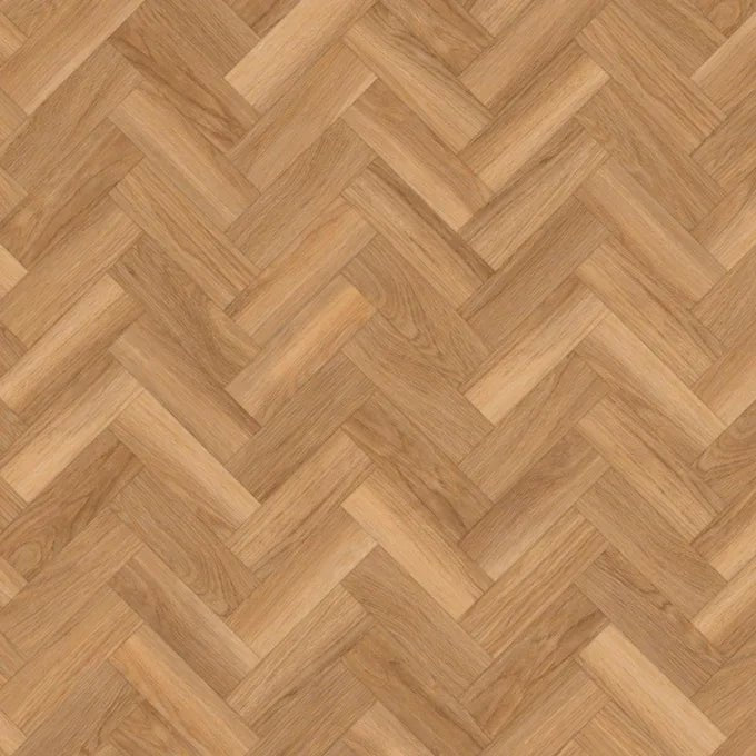 Amtico Spacia Honey Oak SP128 Small Parquet Glue Down LVT Flooring ...