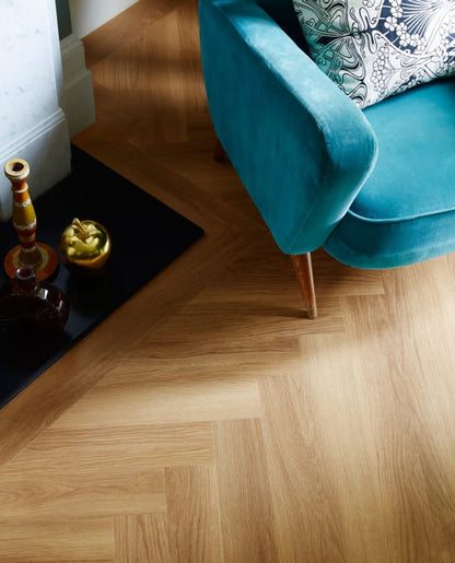 Amtico Spacia Honey Oak SP166 Large Parquet Glue Down LVT Flooring