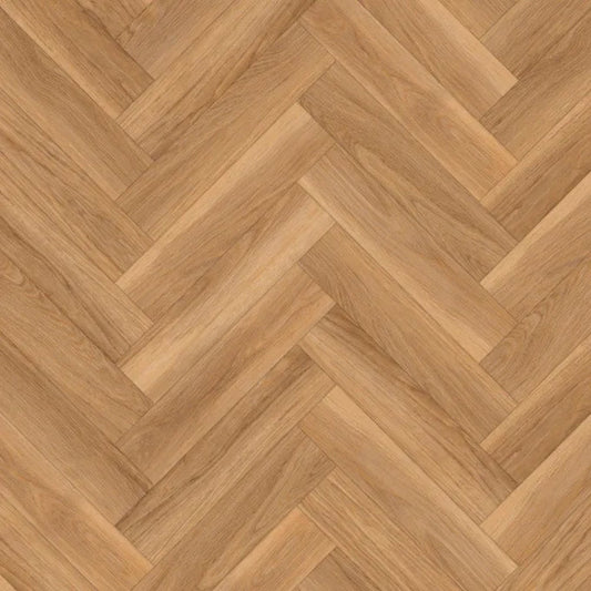 Amtico Spacia Honey Oak SP166 Large Parquet Glue Down LVT Flooring