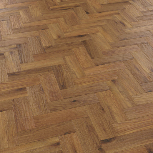Karndean Art Select Morning Oak Parquet AP06 Parquet Glue Down LVT Flooring