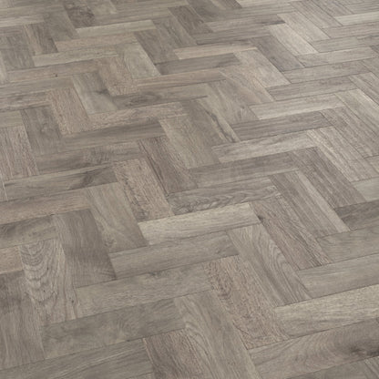Karndean Art Select Storm Oak Parquet AP07 Parquet Glue Down LVT Flooring
