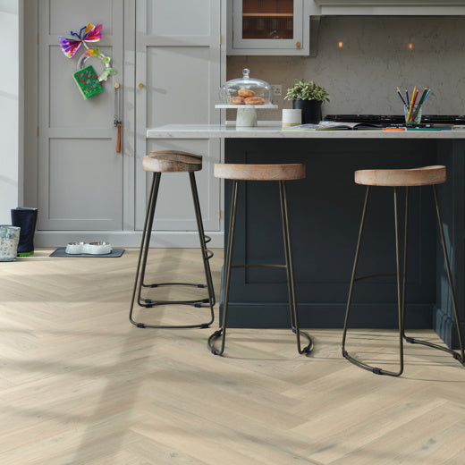 Karndean Art Select Basque Oak SM-RL26 Herringbone Glue Down LVT Flooring