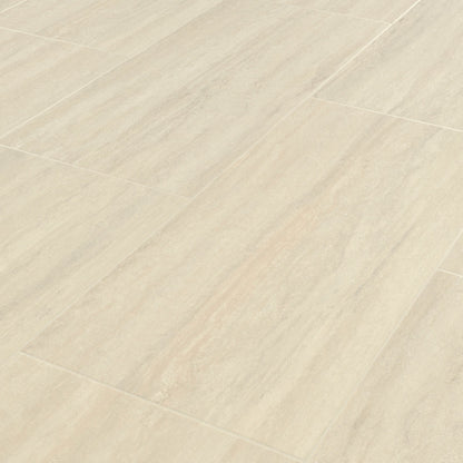 Karndean Art Select Champagne Travertino LM38 Stone Tile Glue Down LVT Flooring