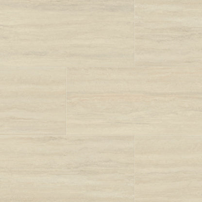 Karndean Art Select Champagne Travertino LM38 Stone Tile Glue Down LVT Flooring