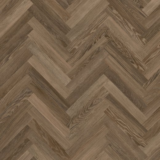 Karndean Knight Tile Cocoa Limed Oak SM-KP165 Herringbone Glue Down LVT Flooring